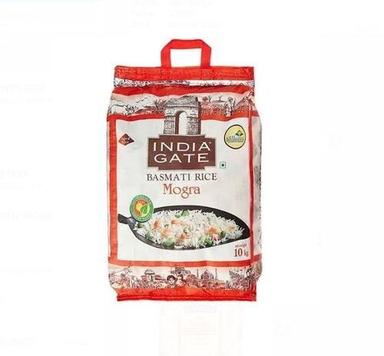 Dried And Natural Long Grain White India Gate Basmati Mogra Rice In 10 Kilogram Packaging