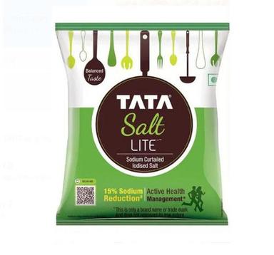 White 1 Kilogram Sodium Cutailed Iodised Edible Tata Salt With 10% Sodium Reduction