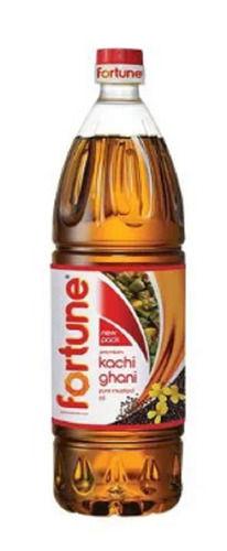 Pack Of 1 Liter Healthy And Pure Fortune Kachi Ghani Pure Mustard Oil No Load Speed: 1700 Rpm