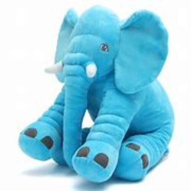 Washable And Light Weight Medium Sized Cotton Fabric Soft Elephant Toy  Application: Industrial