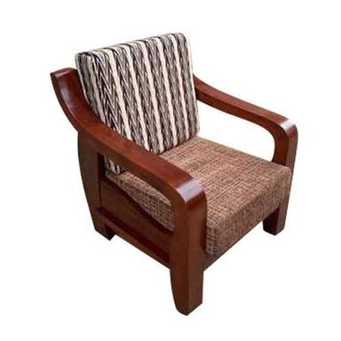 Designer Elegant Look Lightweight Comfortable Single Seat Brown Wooden Chair