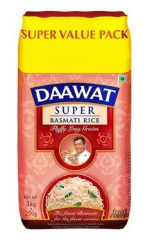 Green Pack Of 1 Kilogram Long Grain Dried Daawat Super Basmati Rice