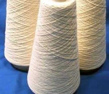 White Cotton Yarn For Textiles Industries, Available In Dyed, Plain, Raw Pattern