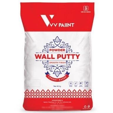 40 Kg Pack White Cement Based Wall Putty Powder