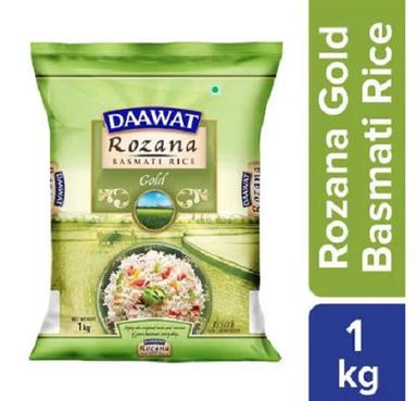 Silver Pack Of 1Kg Long Grain Daawat Rozana Gold Super Basmati Rice 