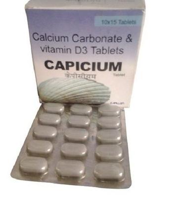 Capicium Calcium Carbonate And Vitamin D3 Tablets General Medicines