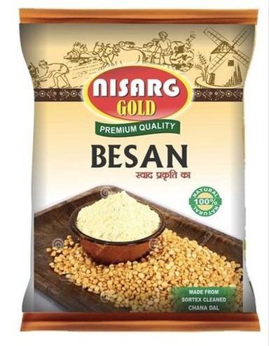 Yellow Healthy Delicious And Tasty Finely Grained Nisarg Gold Besan, Bag Of 5Kg