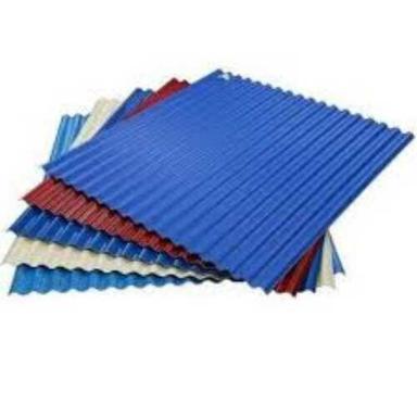 Rectangular Corrugated Roofing Sheets, 9.5-10 Mm Thickness, Frp Material,  Application: Plant Growth