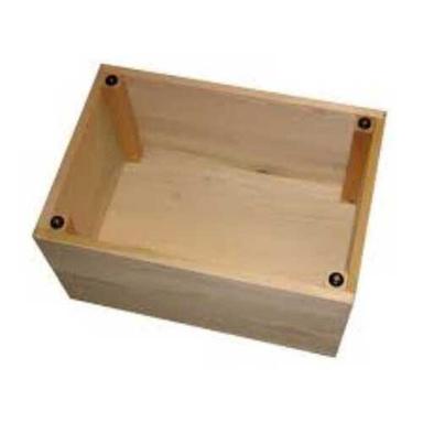 Transparent Teak Wood Simple Plywood Box For Packaging Usage In Square Shape