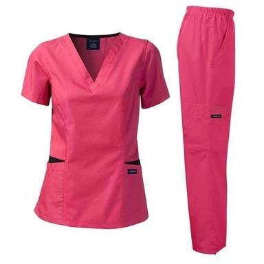 Woolen Washable Type And Short Sleeves Cotton Uniform For Hospital Staff