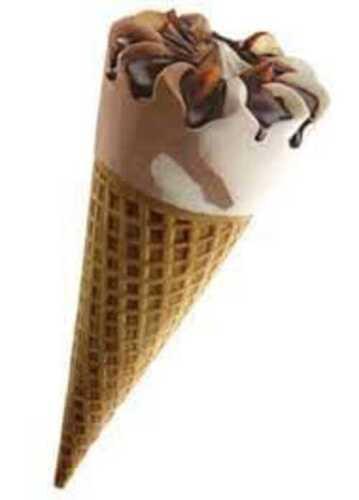 Semi Automatic Sweet And Delicious Creamy Chocolate Ice Cream Cone