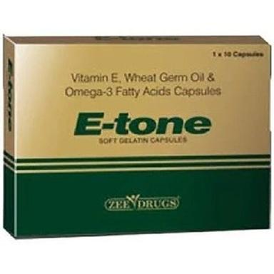 1 X 10 Vitamin E Wheat Germ Oil And Omega 3 Fatty Acids Capsules  General Medicines