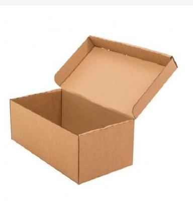 Paper 9X6X3 Inches Rectangular Matt Laminate Plain Corrugated Packing Carton Box 