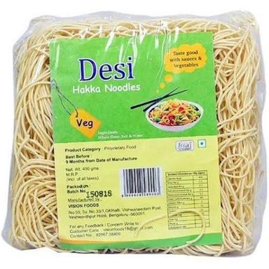 Pack Of 400 Gram 8.6 Gram Fat Food Grade Veg Desi Hakka Noodles 