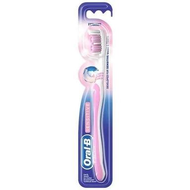 0.66 Mm Size Plastic Rectangular Oral B Soft Sensitive Toothbrush