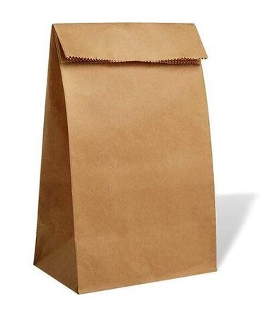 Tonic & Syrup Brown Paper Carry Bags For Grocery And Food Item