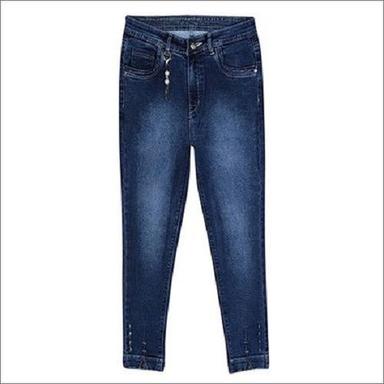 Skin Friendly Blue Casual Wear Ladies Denim Jeans