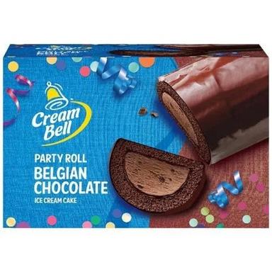 600 Ml Sweet And Tasty Party Roll Belgium Chocolate Flavor Ice Cream Cake