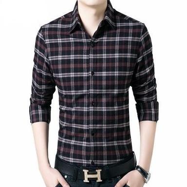 Men Daily Wear Printed Regular Fit Cotton Shirt Collar Style: Classic