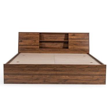 Machine Made Shape Square Plain Brown Strong Wooden Beds