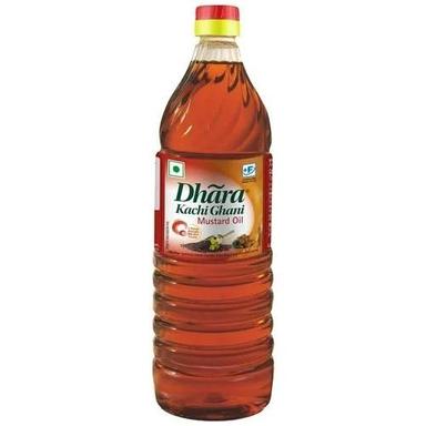 Alloy 1 Liter 100 Percent Pure And Vegetarian Dhara Kachi Ghani Mustard Oil