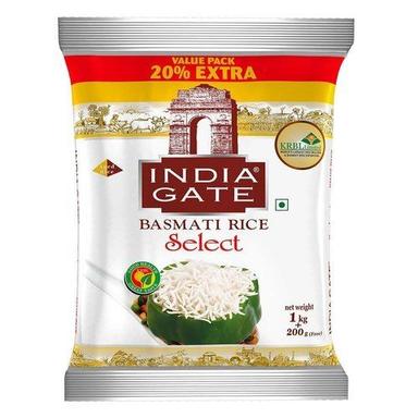 100 Percent Organic Long Grain India Gate Select Basmati Rice For Cooking Use