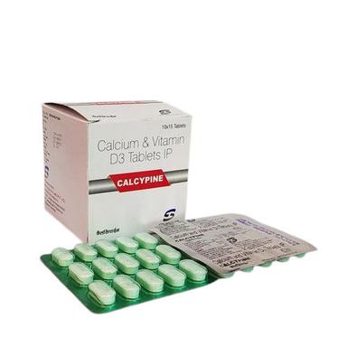  कैल्सीपाइन कैल्शियम और विटामिन D3 टैबलेट Ip 10X15 टैबलेट सामान्य दवाएं 