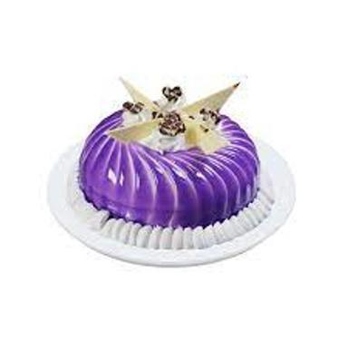 Piece Delicious And Smooth Textured Sweet Blueberry Flavor Tasting Fresh Black Current Cake 500G