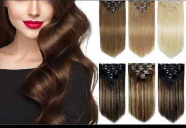 9Inch Natural Color Human Hair Extensions For Personal And Parlor Use Application: Industrial