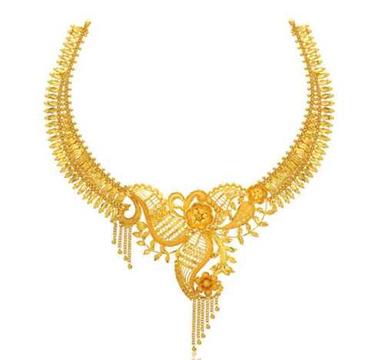Women Light Weight And Skin Friendly Gold Plated Beautiful Gold Necklace, 200 Grams  Gender: Women'S