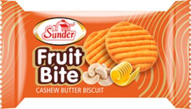 Sunder Fruit Bite Cashew Butter Biscuit, Packaging Type: Packet