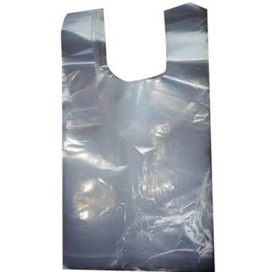 Premium Grade Lightweight Leak Proof W Cut Plain Gray Plastic Carry Bag Use: Food