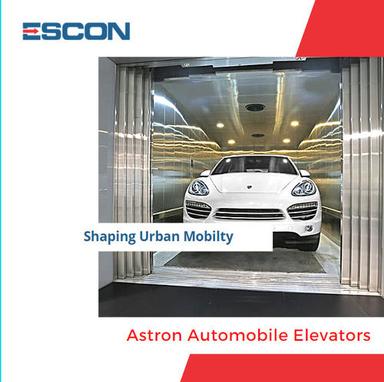 Energy Efficient Stainless Steel Car Elevator with Automatic Lock
