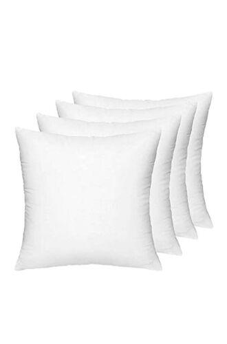 Excellent Soft Smooth Comfort Plain Square Shaped White Bead Cushion