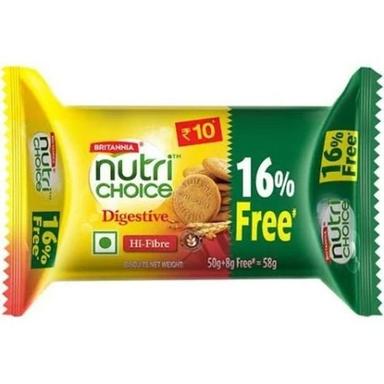 Sweet And Crispy Round Shaped Digestive Nutrichoice Britannia Biscuits
