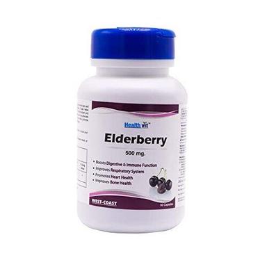 Elderberry Capsules Ip 500 Mg Pack Of 50 Capsules