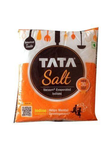 High Iodine And Iron Healthy Pure Refined White Tata Salt Iodine: 2  Milligram (Mg)