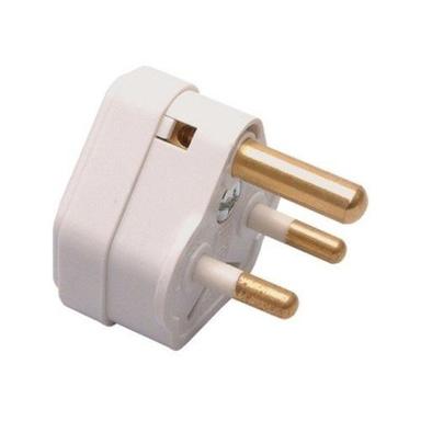 6 Ampere 250 Voltage 50 Hz Polycarbonate Electrical Three Pin Plug