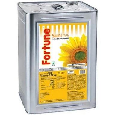 Dark Yellow 15 Liters Food Grade Pure And Natural Refined Sunflower Oil 
