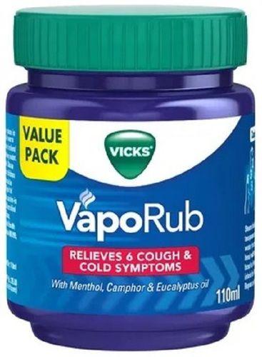 110 Ml Vaporub Relieves Cough And Cold Symptoms With Menthol, Camphor And Eucalyptus Oil Grade: Medicine Grade
