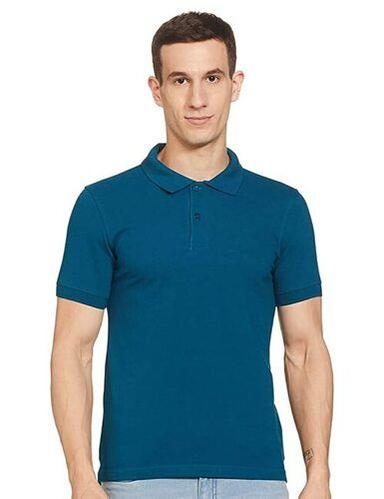 Trendy Stylish Slim Fit And Half Sleeves Casual Wear V Shape Collared Men'S Regular Polo T Shirt Age Group: Men