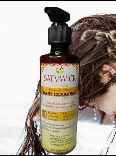 Purity 100 Percent Liquid Satvwick Hair Cleanser Suitable for All Hair Types
