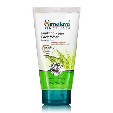 Smudge Proof Smooth Safe To Use Turmeric Himalaya Purifying Neem Face Wash Gel, 150Ml