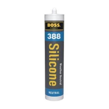 White Boss 388 Weatherproof Silicone Sealant  Hardness: Soft