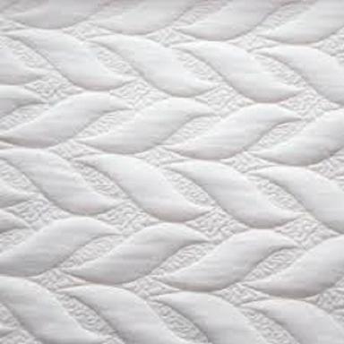Shrink-Resistant White Soft Knitted Jacquard Mattress Fabric