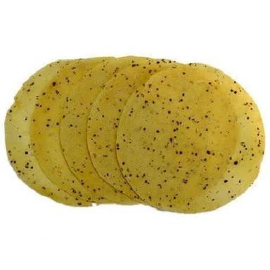 A Grade Round Crunchy And Spicy Ready To Fried Cumin Papad  Additives: No