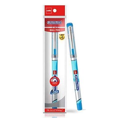 The Ink Is Usually Quick-Drying And Waterproof Cello Butterflow Ball Pen Set - Blue 