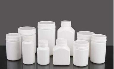 White Plastic HDPE Containers, Capacity: 50 Ml To 500 Ml And Screw Cap