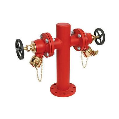 Multicolor Red Color Coated Rust Proof Carbon Steel Stand Post Hydrant For Fire Fighting