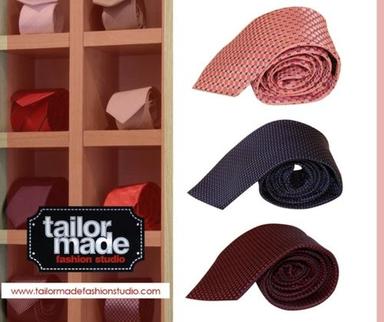 Uni Color Polka Dotted Ties For Mans